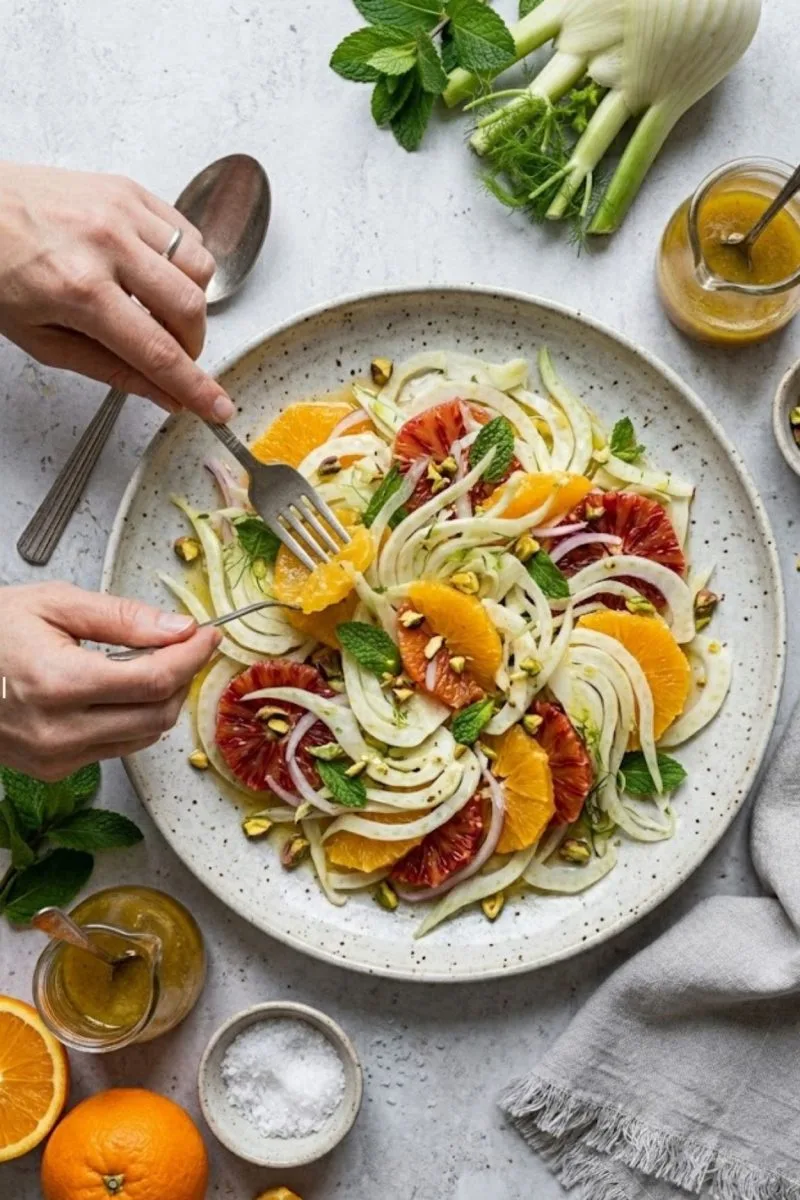 salade de fenouil à l'orange salade de fenouil à l'orange