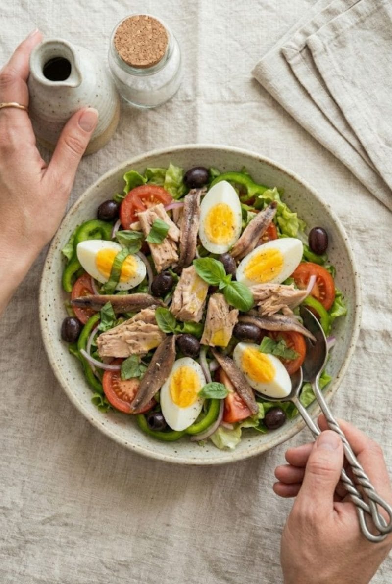 La salade niçoise authentique salade niçoise