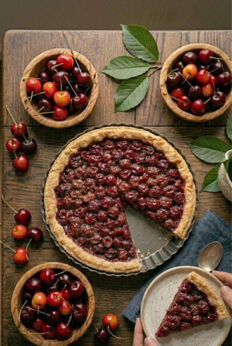 tarte aux cerises tarte aux cerises