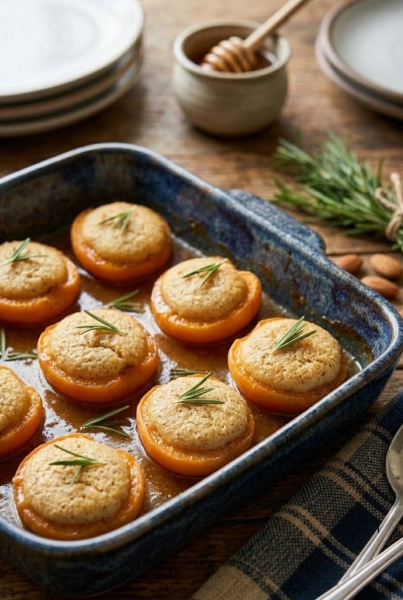 Abricots rôtis à la crème d'amandes abricots rôtis à la crème d'amandes