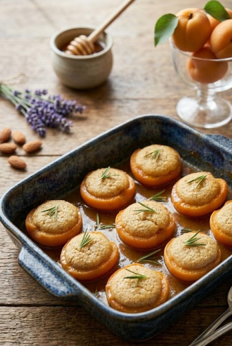 Abricots rôtis à la crème d'amandes abricots rôtis à la crème d'amandes