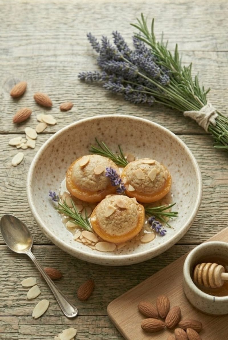 Abricots rôtis à la crème d'amandes abricots rôtis à la crème d'amandes