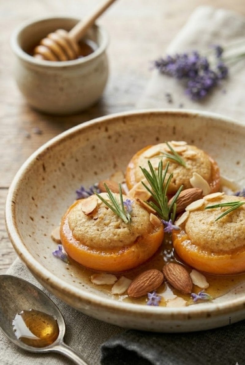 Abricots rôtis à la crème d'amandes abricots rôtis à la crème d'amandes