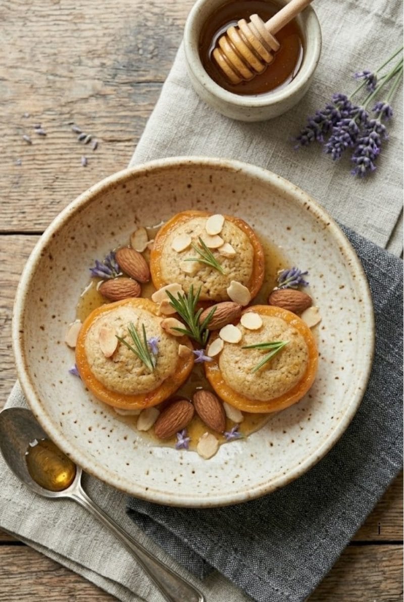 Abricots rôtis à la crème d'amandes abricots rôtis à la crème d'amandes