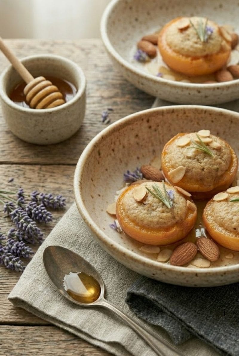 Abricots rôtis à la crème d'amandes abricots rôtis à la crème d'amandes