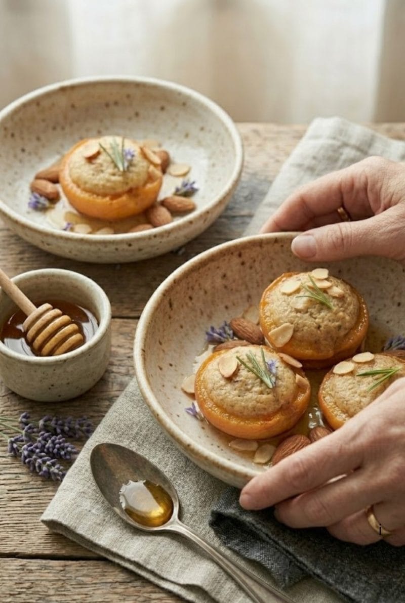 Abricots rôtis à la crème d'amandes abricots rôtis à la crème d'amandes