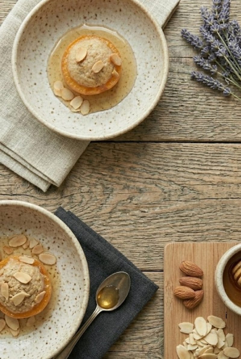 Abricots rôtis à la crème d'amandes abricots rôtis à la crème d'amandes