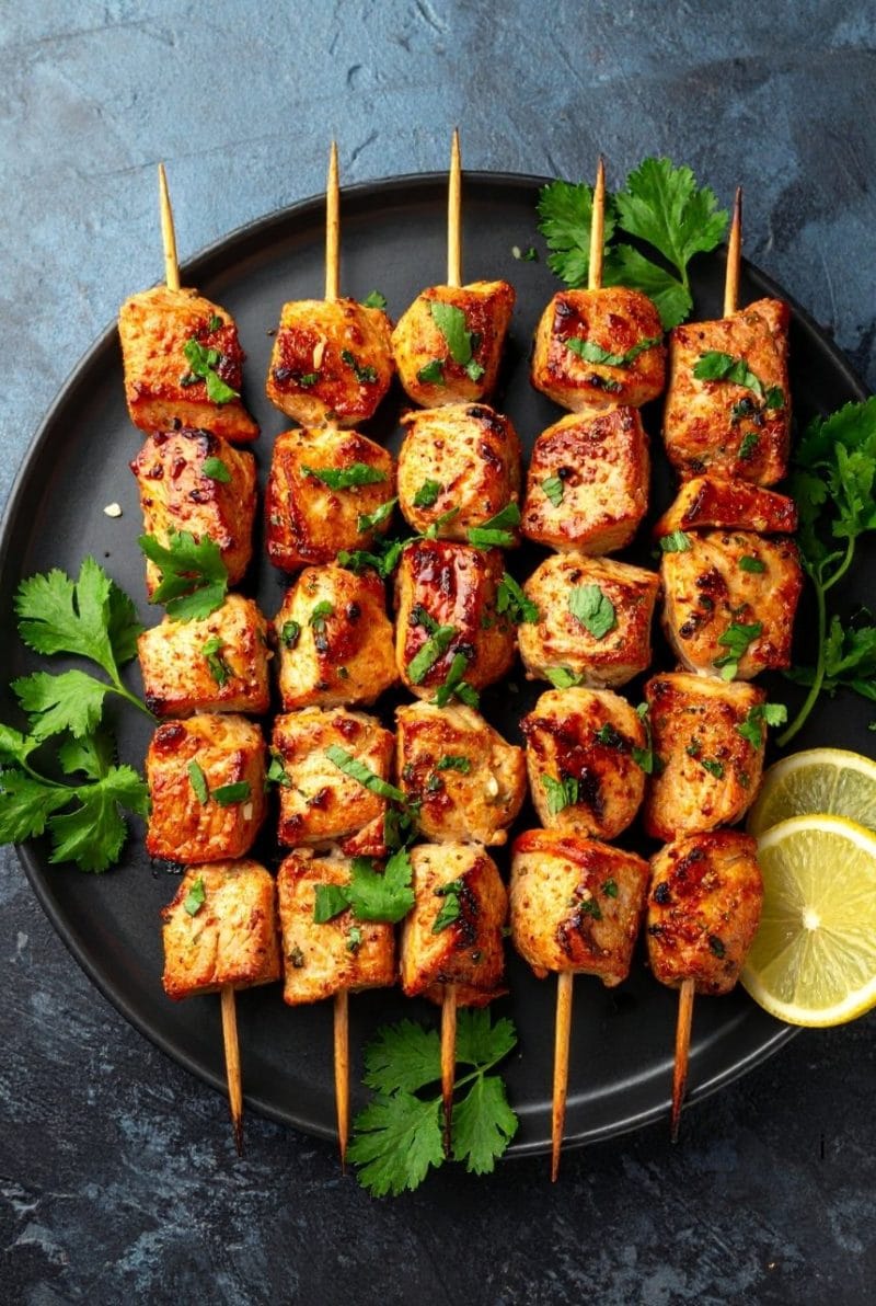brochettes de poulet