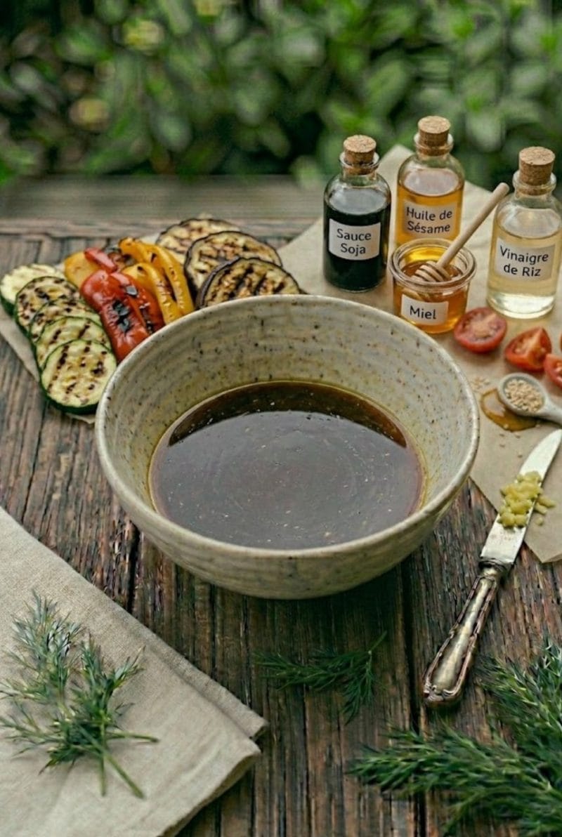 marinade légumes grillés