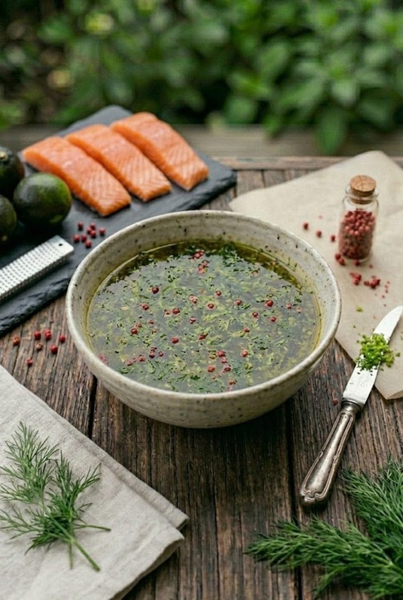 marinade saumon