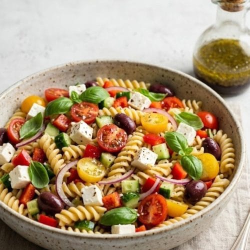 Salade de pâtes méditerranéenne : la recette magique estivale incontournable 1 salade de pâte méditérrannéenne