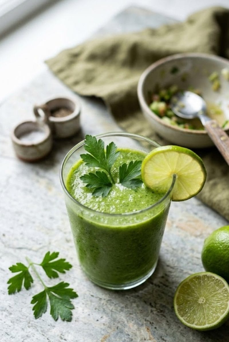 smoothie détox au concombre et épinards