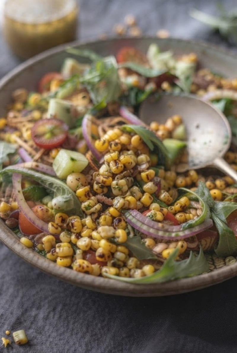 Crispy corn salad