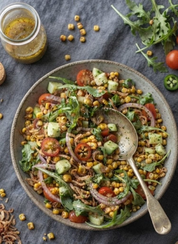 Crispy corn salad
