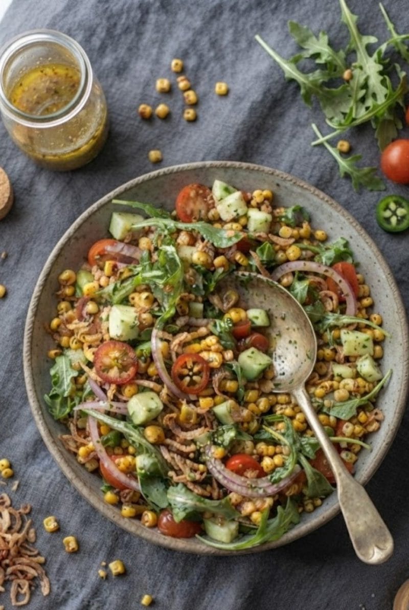 Crispy corn salad