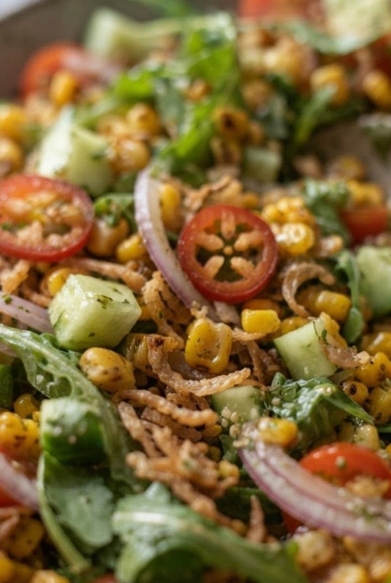 Crispy corn salad