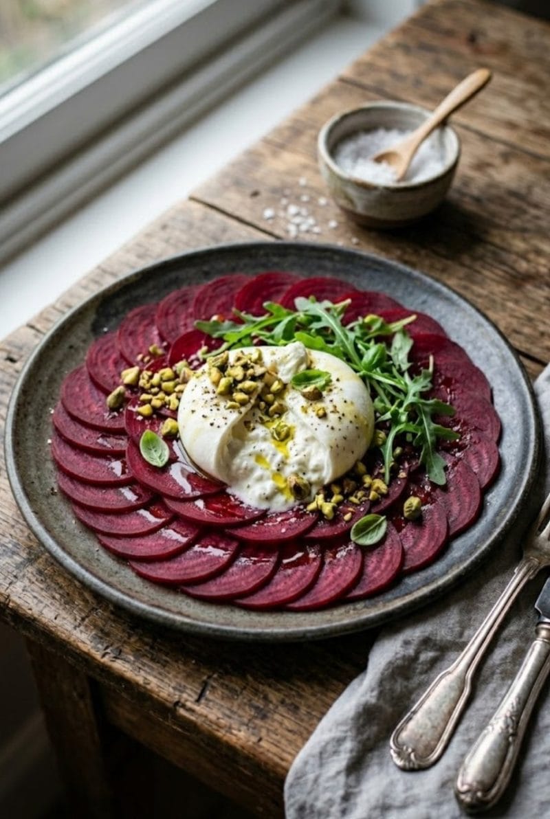 carpaccio de betterave carpaccio de betterave