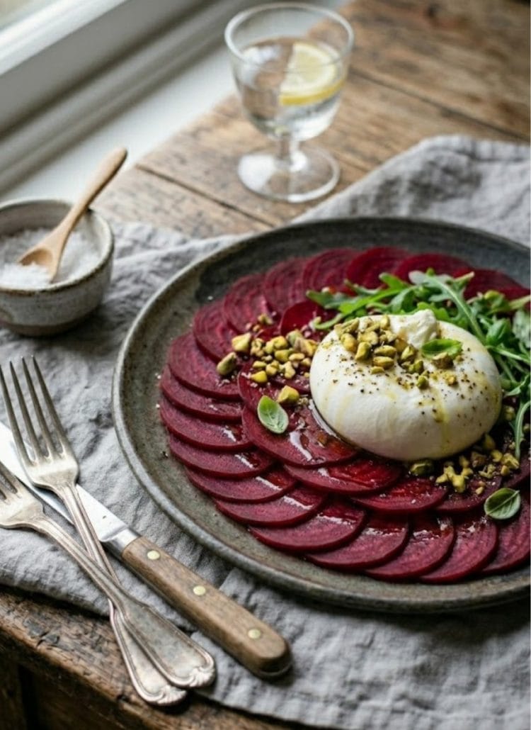 carpaccio de betterave