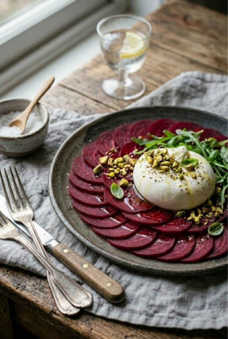 carpaccio de betterave carpaccio de betterave