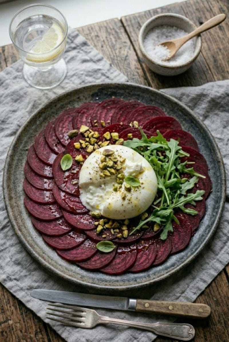 carpaccio de betterave carpaccio de betterave