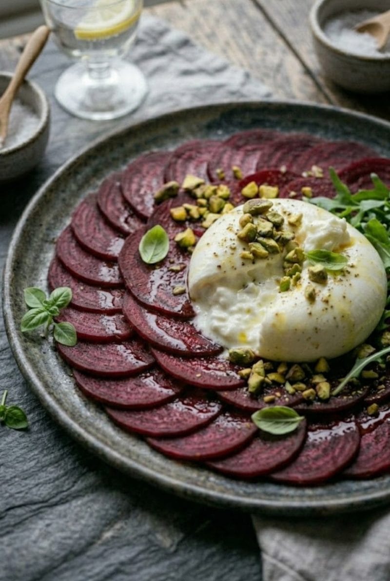 carpaccio de betterave carpaccio de betterave