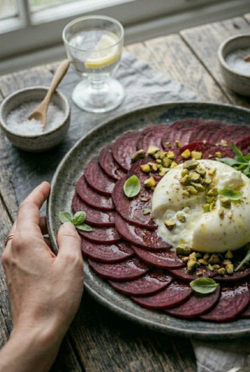 carpaccio de betterave carpaccio de betterave
