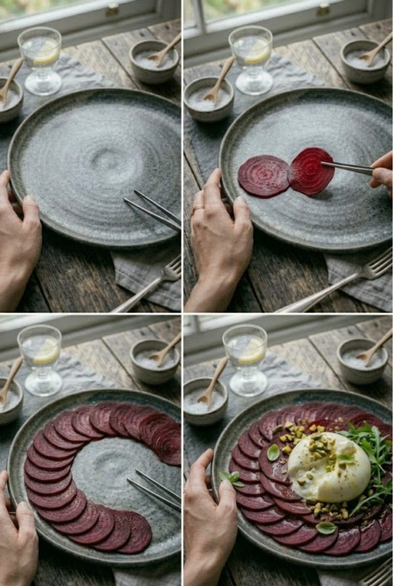 carpaccio de betterave carpaccio de betterave