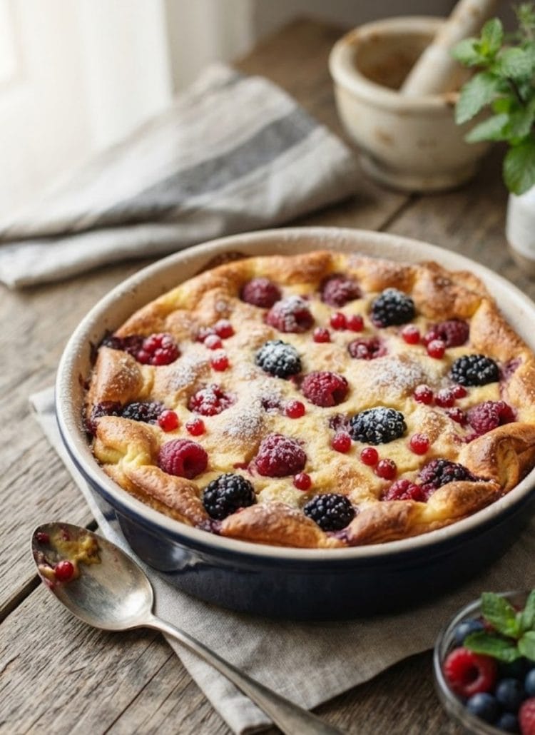 clafoutis aux fruits rouges