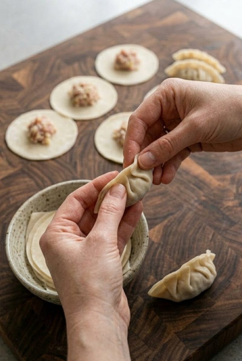 Gyozas au porc maison