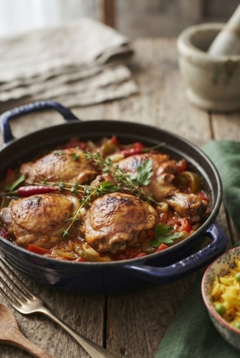 poulet basquaise