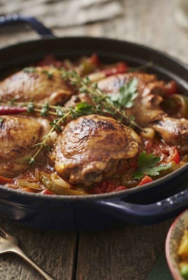 poulet basquaise