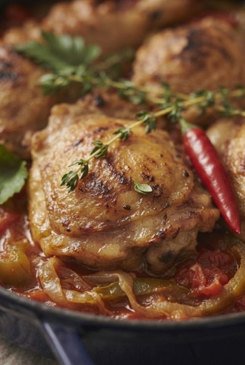 poulet basquaise