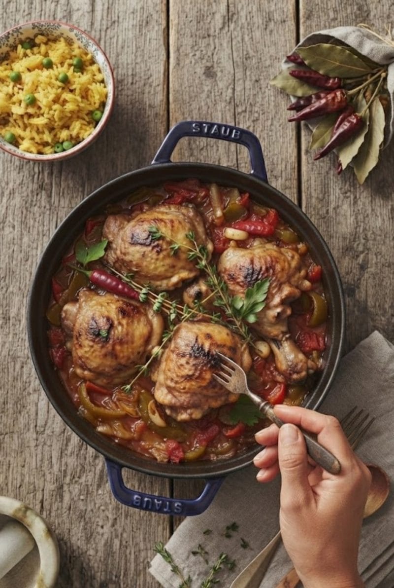 poulet basquaise