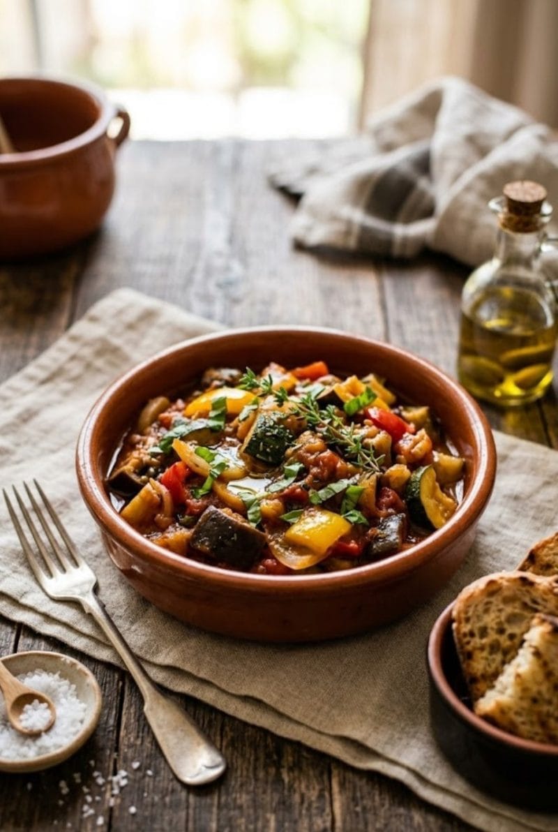 La ratatouille niçoise Ratatouille niçoise