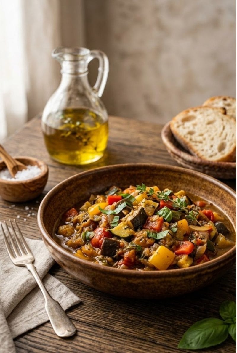 La ratatouille niçoise Ratatouille niçoise