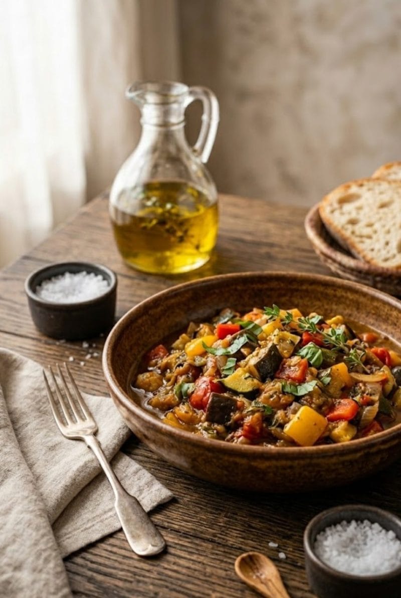 La ratatouille niçoise Ratatouille niçoise