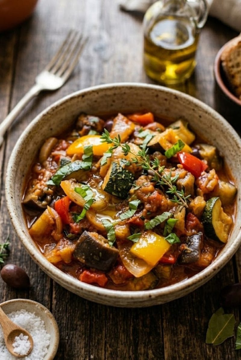 La ratatouille niçoise Ratatouille niçoise