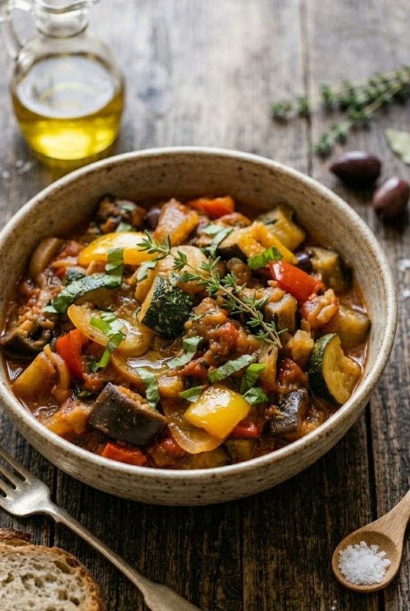 La ratatouille niçoise Ratatouille niçoise