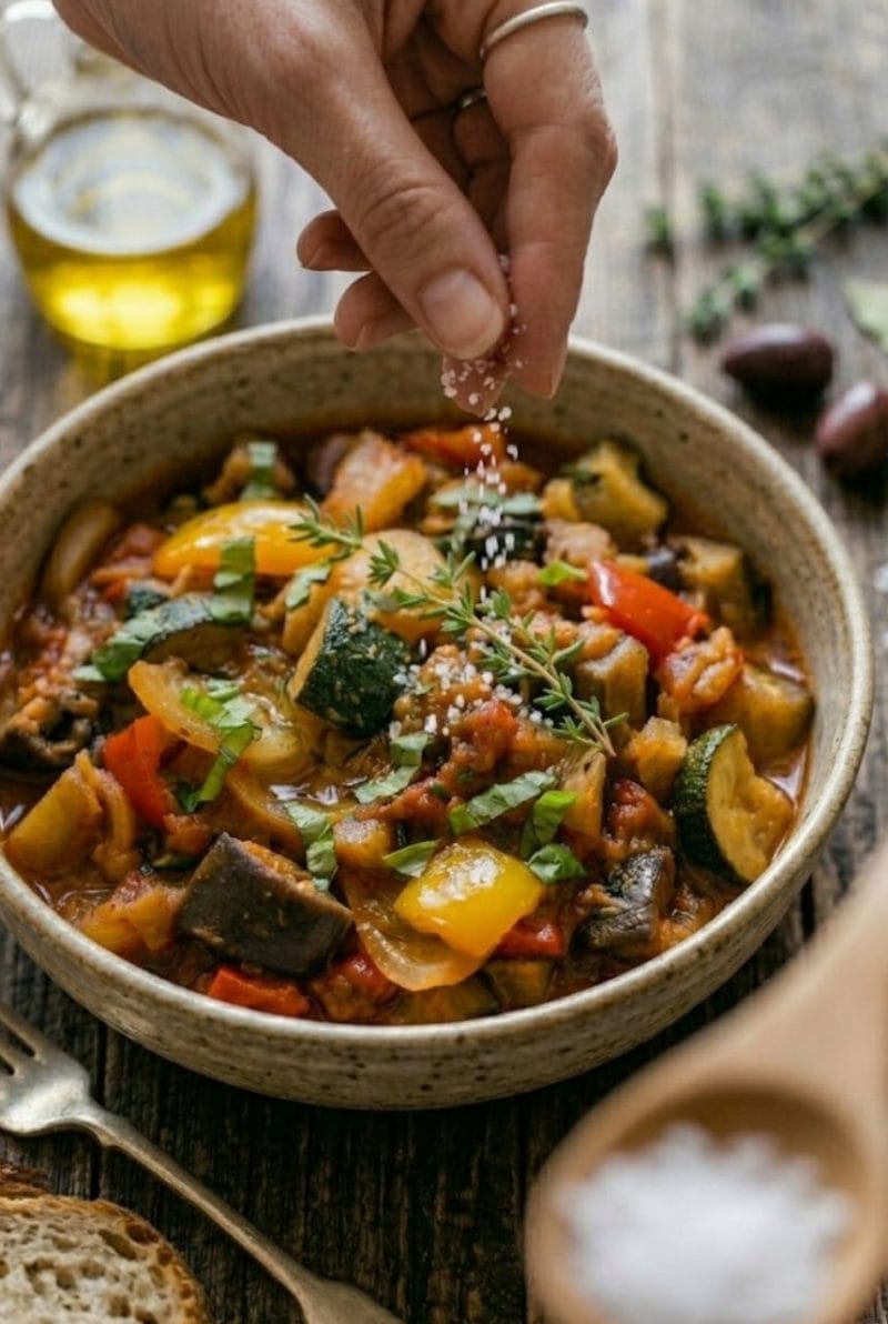 La ratatouille niçoise Ratatouille niçoise