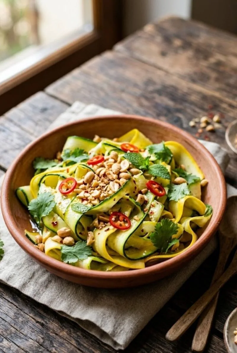 Mes photos 4 salade de courgettes à la thaïe