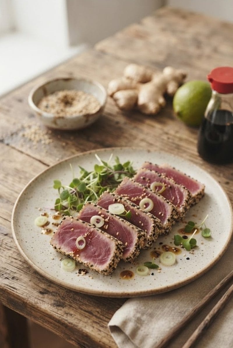tataki de boeuf au sésame tataki de boeuf au sésame