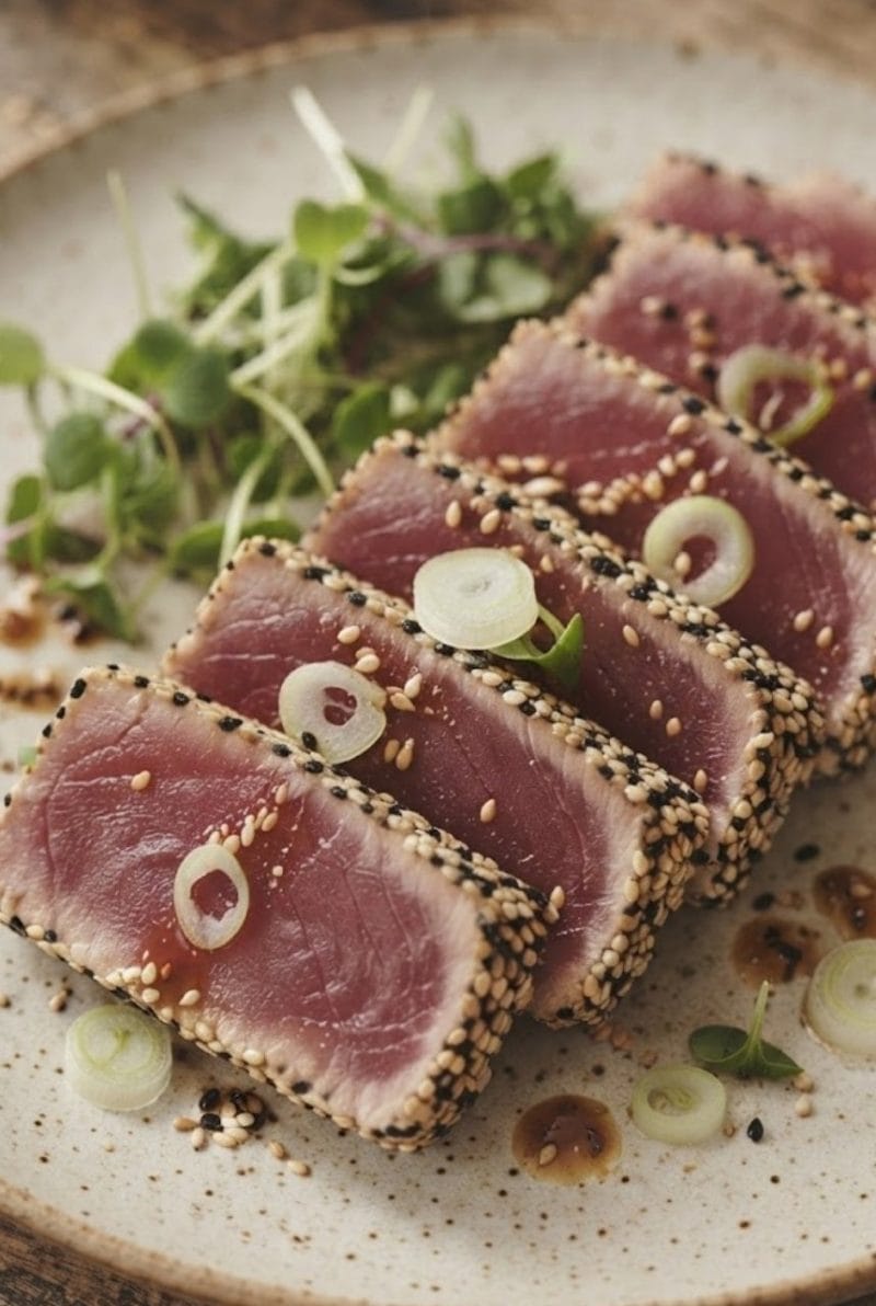 tataki de boeuf au sésame tataki de boeuf au sésame