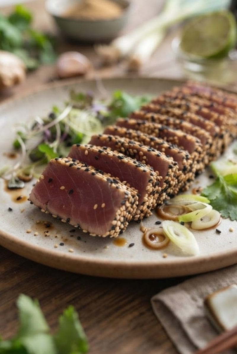 tataki de boeuf au sésame tataki de boeuf au sésame