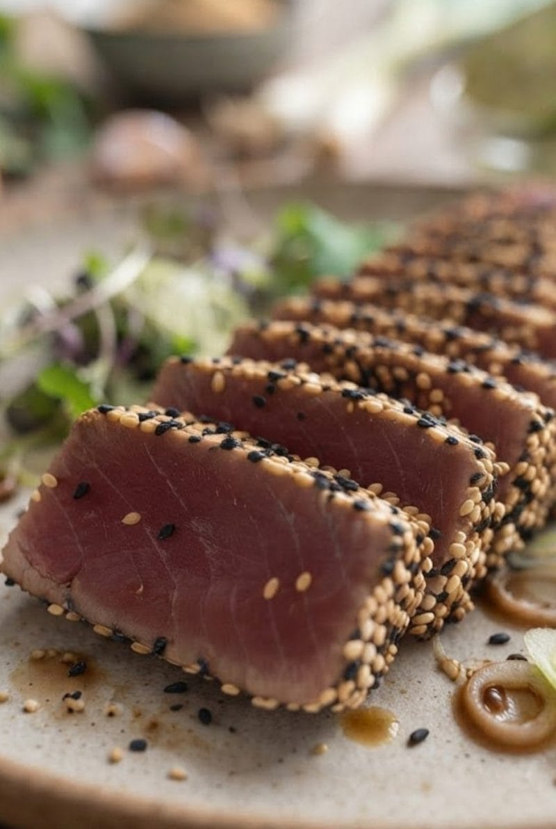 tataki de boeuf au sésame tataki de boeuf au sésame