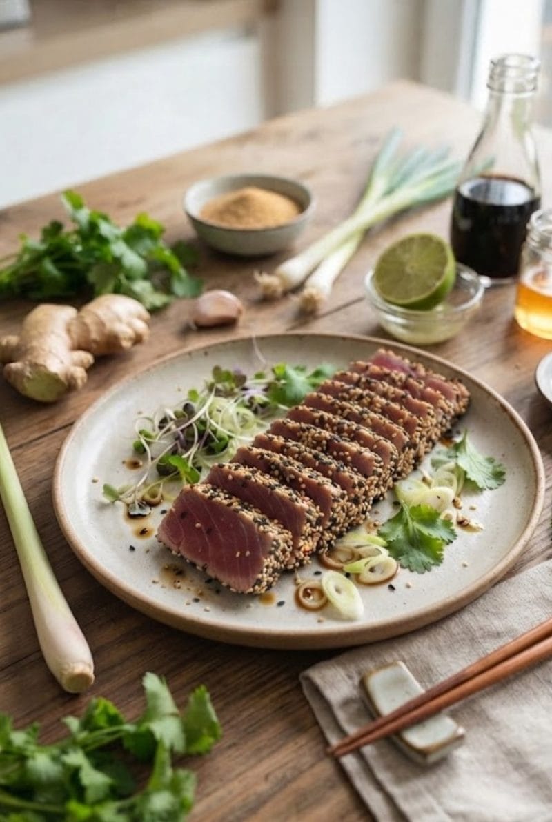 tataki de boeuf au sésame tataki de boeuf au sésame