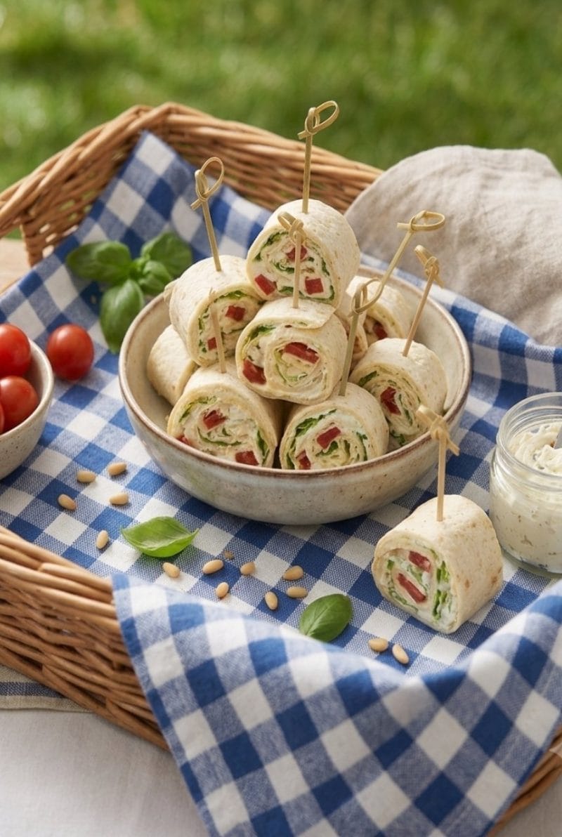 Wraps au chèvre frais et chorizo wraps au chèvre frais et chorizo
