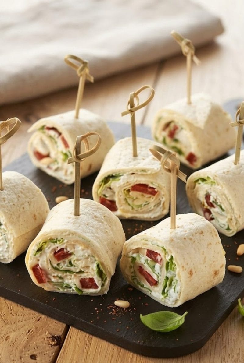Wraps au chèvre frais et chorizo wraps au chèvre frais et chorizo