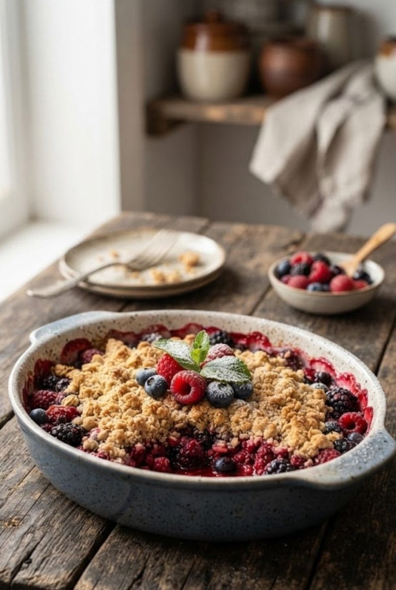 crumble aux fruits rouges crumble aux fruits rouges