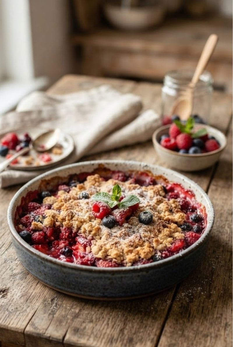 crumble aux fruits rouges crumble aux fruits rouges