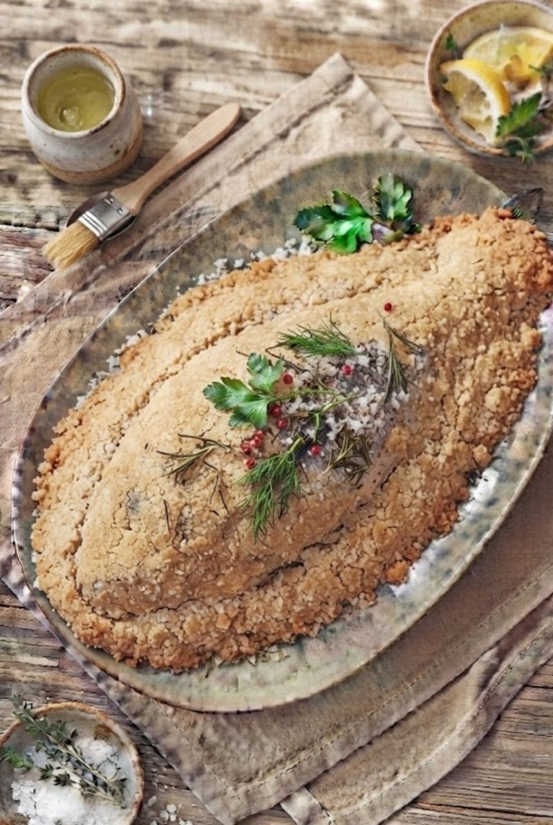 daurade en croûte de sel